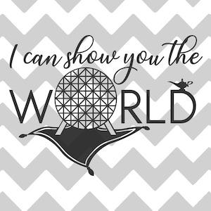 I Can Show You the World | SVG | DXF | JPG | Aladdin