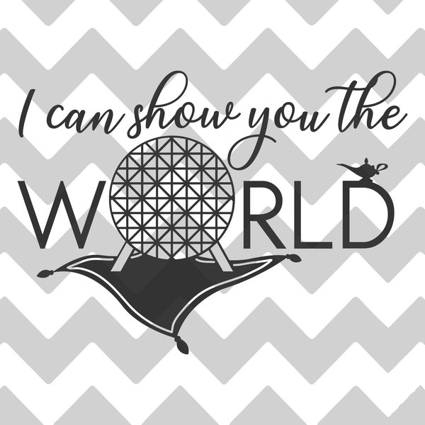 I Can Show You the World | SVG | DXF | JPG | Aladdin