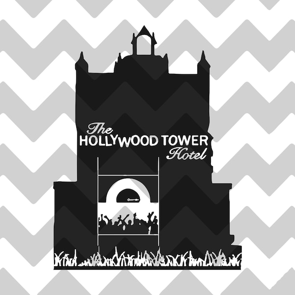 Tower of Terror SVG/PDF/PNG Hollywood Studios