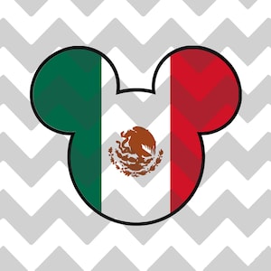 Mexique Epcot World Showcase Drapeaux | SVG | PNG | JPG |