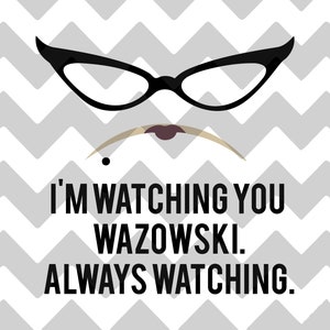 Monster's Inc Roz passt immer auf SVG / DXF / PNG