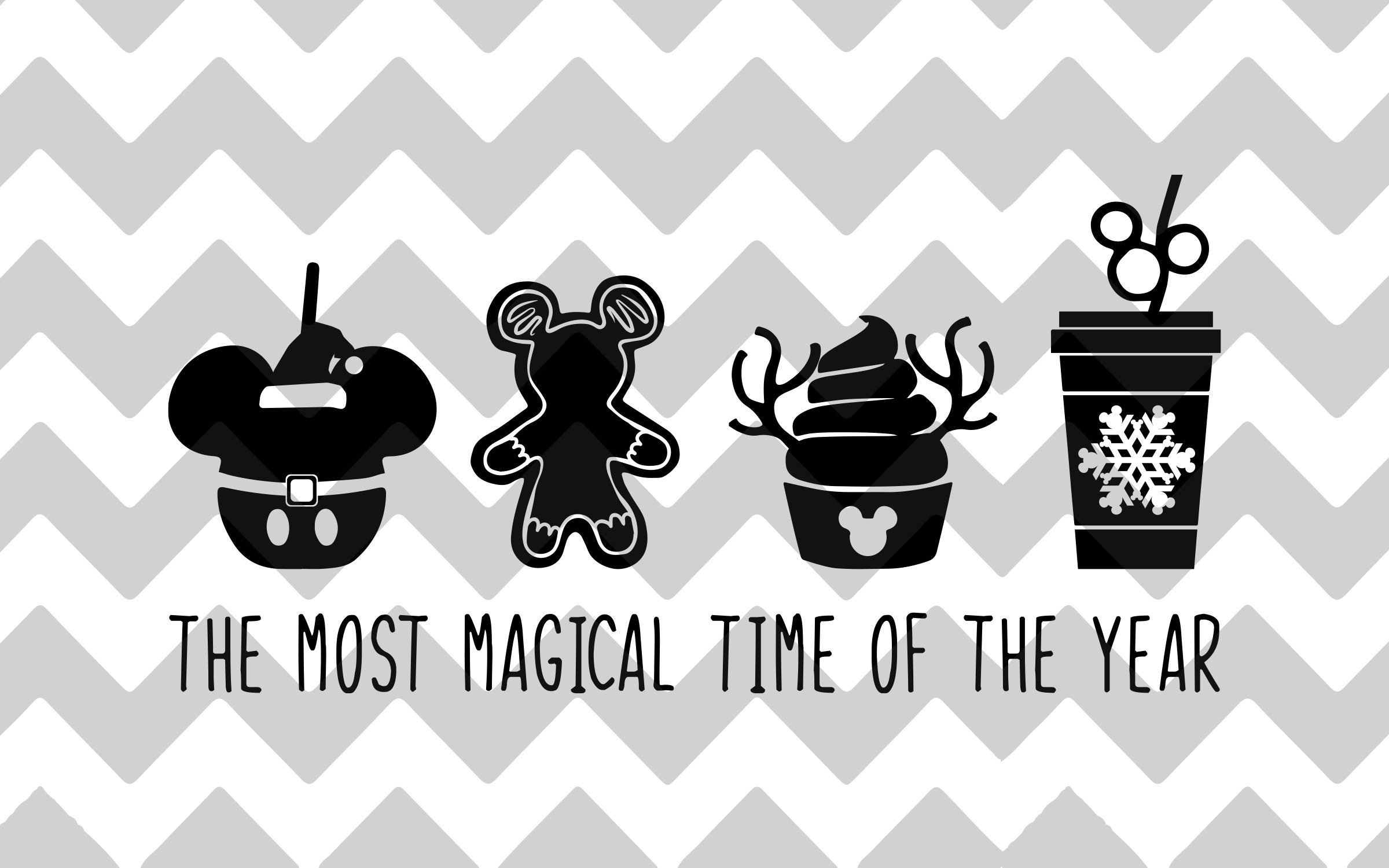 Disney Inspired Christmas Snacks SVG EPS DXF | Etsy