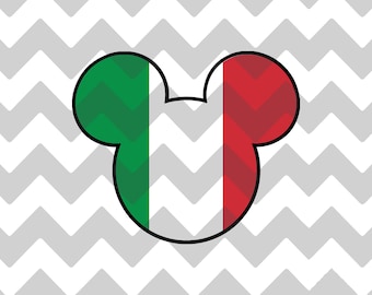 Italy Epcot World Showcase Flags | SVG | PNG | JPG |