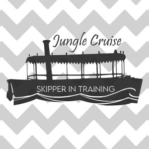 Crociera nella giungla / Skipper in allenamento / Magic Kingdom / Adventureland / File digitale / SVG / PNG /JPG