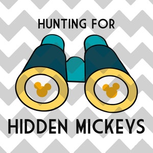 Op jacht naar verborgen Mickeys | SVG | DXF | EPS
