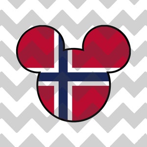 Norvège Drapeaux Epcot World Showcase | SVG | PNG | JPG |