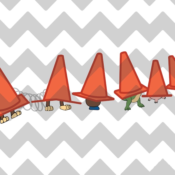 Toy Story Traffic Cones Etsy
