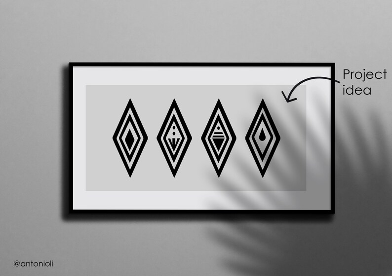 Frozen 2 Element Symbols SVG DXF JPG Etsy