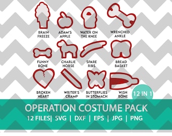 Operation Costume Pack | SVG | DXF | PNG