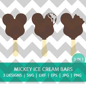 Mickey Bars | SVG | DXF | PNG