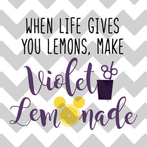 Violet Lemonade | Epcot | Festiwal Kwiatów i Ogrodów | SVG | EPS | PNG
