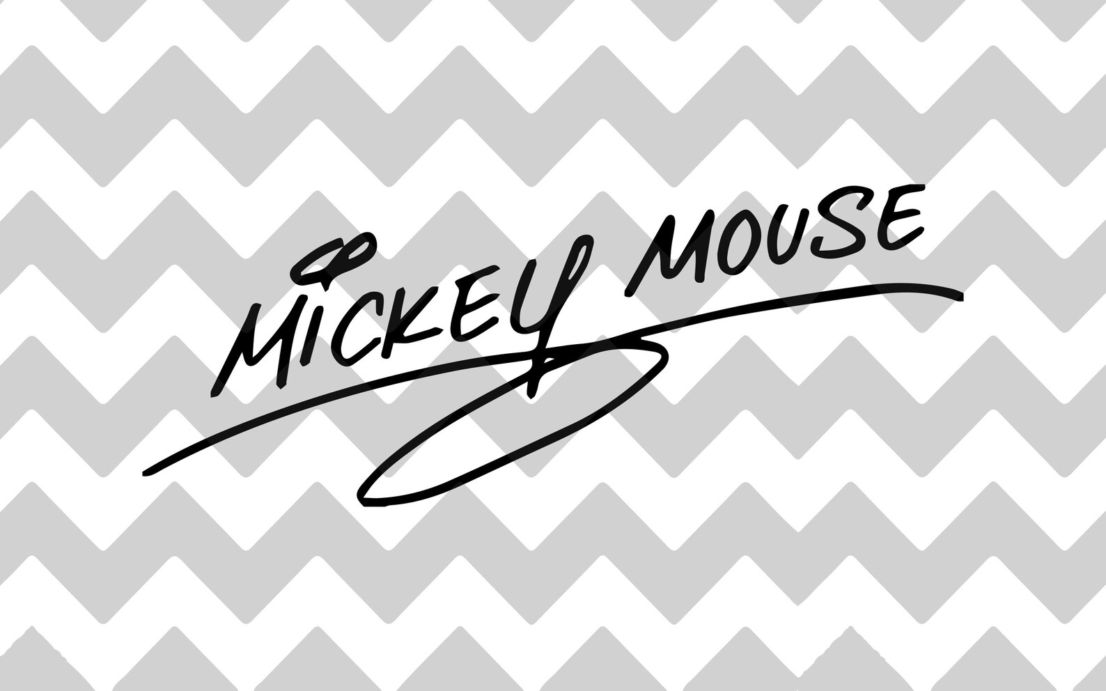 Mickey and Friends Signatures/Autograph SVG PNG JPG Etsy