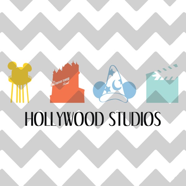 Hollywood Studios Icons | SVG | DXF | EPS | Hollywood Studios