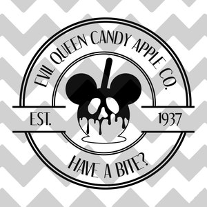 Evil Queen's Candy Apple Co. | SVG | DXF | EPS | Snow White Inspired Business