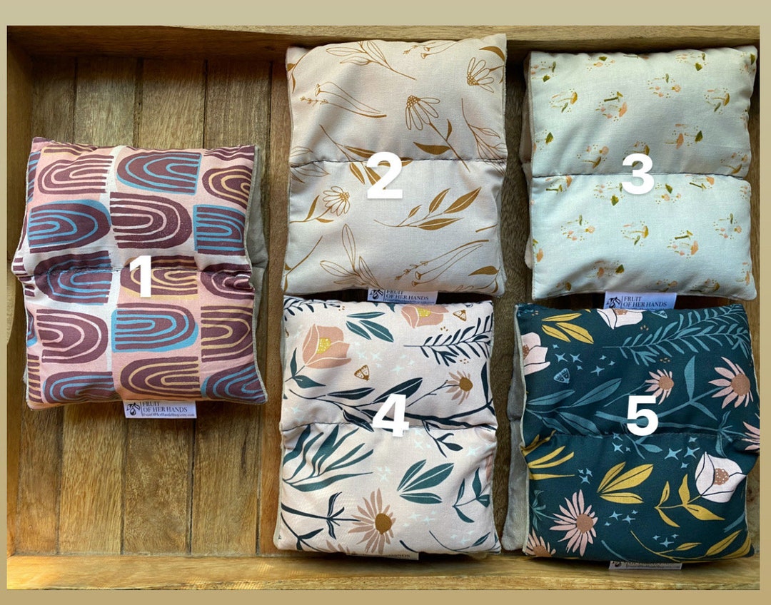 Heated Rice Pack - [choose Print & Scent] - Wildflowers – Microwavable ...