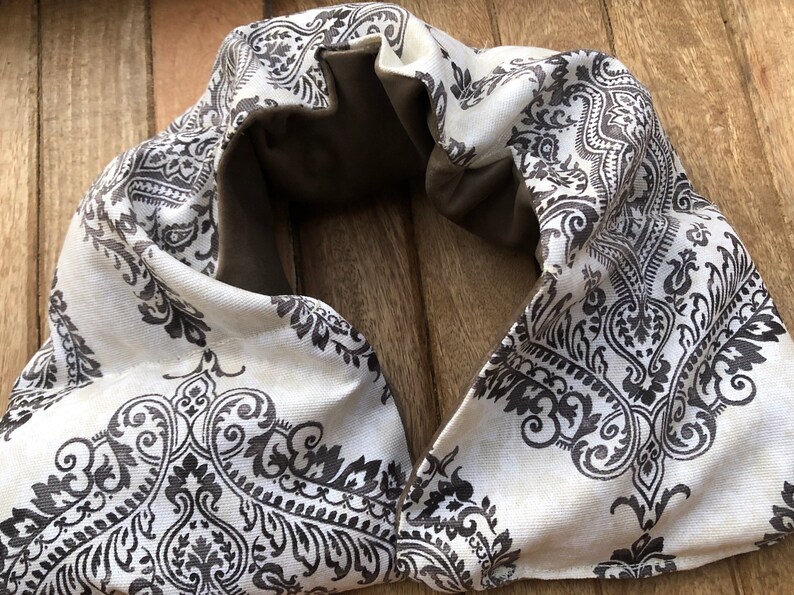 Handmade Neck Warmer Lavender Scented Vintage Boho Gray Etsy