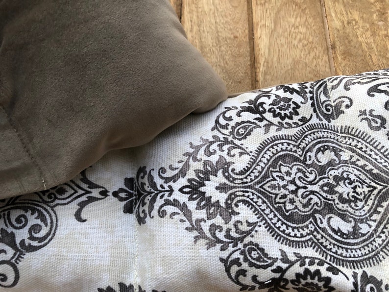 Handmade Neck Warmer Lavender Scented Vintage Boho Gray Etsy