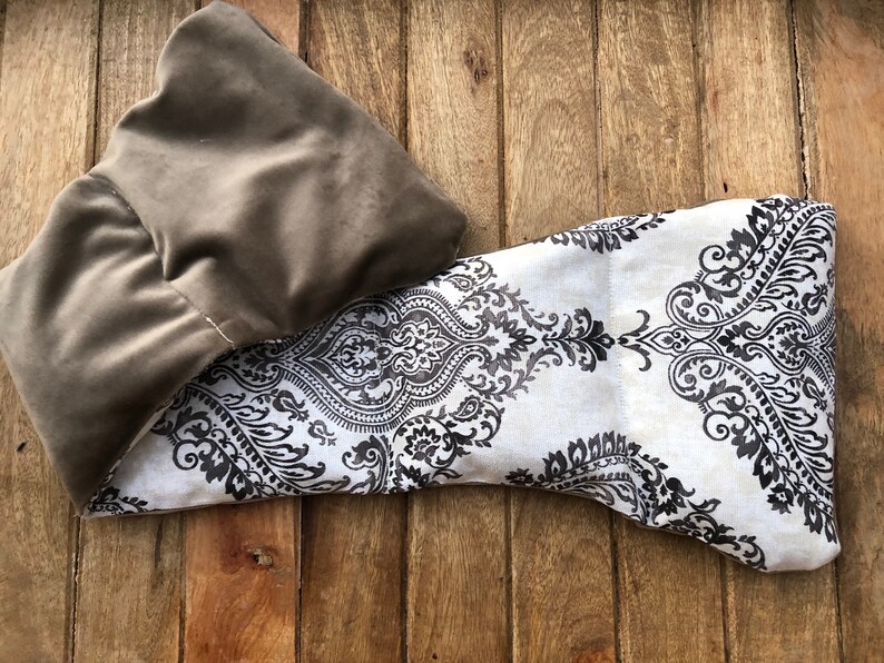 Handmade Neck Warmer Lavender Scented Vintage Boho Gray Etsy