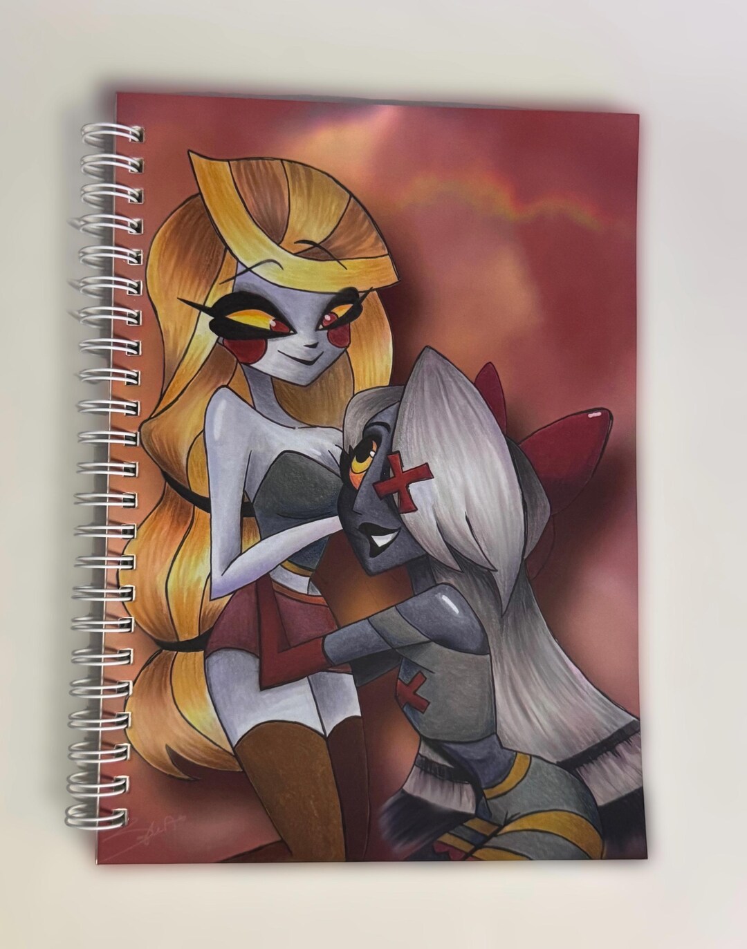 Hazbin Hotel Resuable Sticker Book Charlie and Vaggie - Etsy