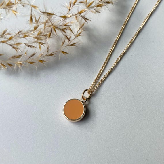 Yellow Necklace, Colourful necklace, Dainty Necklace,  Delicate Necklace, Gift For Her