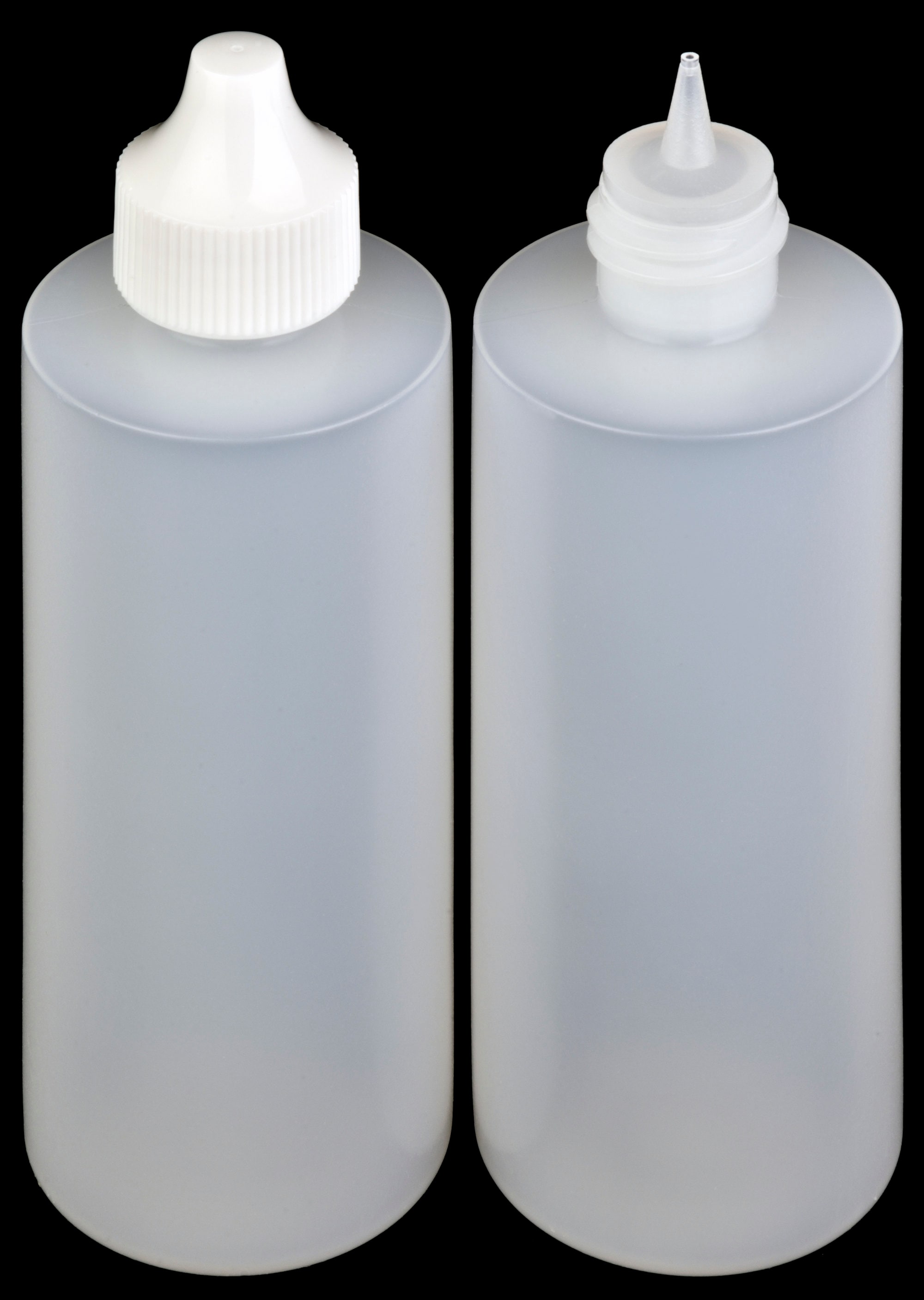 Plastic Dropper Bottles Precise Tip w/White Cap 4oz. Etsy