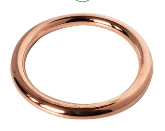 Pure Copper Super Heavy Duty Bangle Bracelet 10mm thick weighs a solid 6 Oz  (choose your size) by American Ayurveda