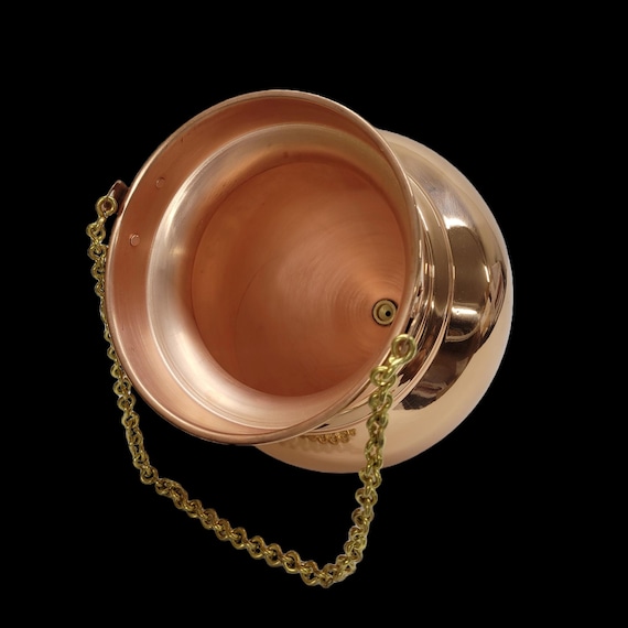 １９♦ シロダーラ ポット 「約１．５㍑」♦ 高品質 真鍮製 ♦ スリランカ 32♢シロダーラ ポット約1．5㍑「真鍮」アーユルヴェーダ