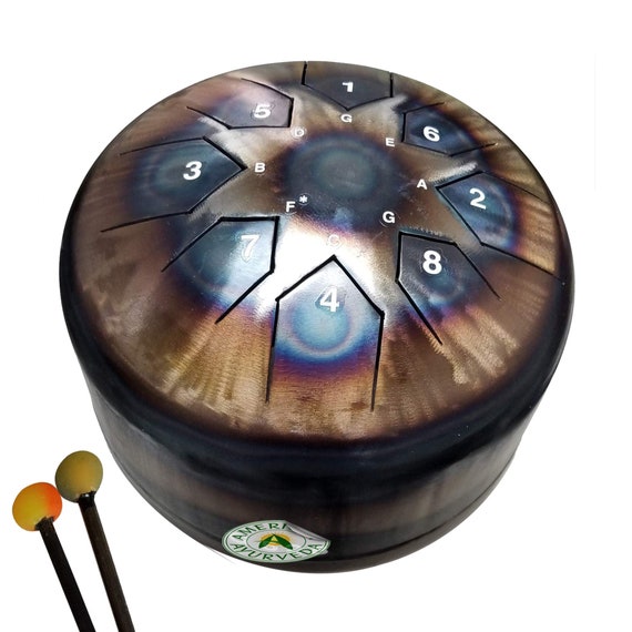 新品 19インチ 12音 ハンドパン 432hz スチールタングドラム 打楽器