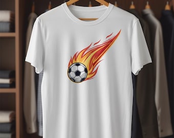 Flaming Soccer Ball Clipart – Fireball Team Logo (svg, png, eps, ai)