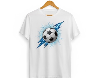 Lightning Soccer Ball Clipart – Team Chargers Logo (Digital Download)