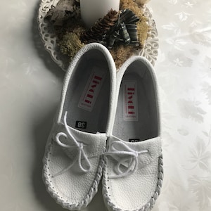 Tivoli Moccasins i leather