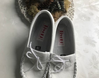 Tivoli Moccasins i leather