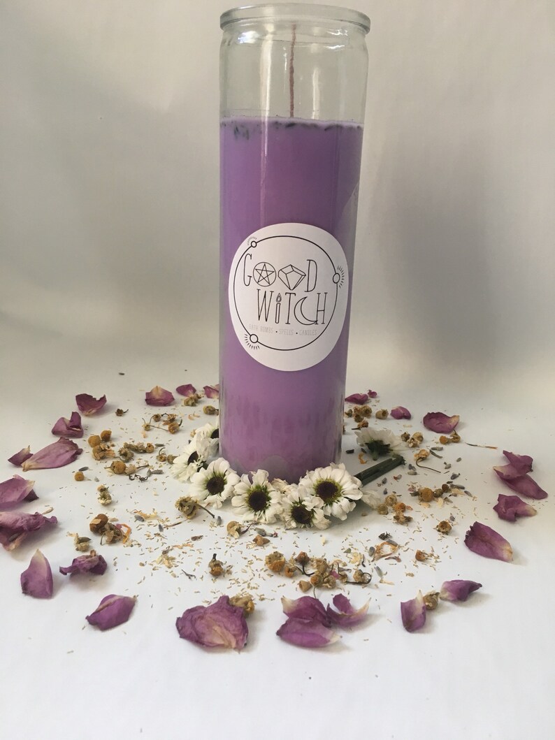 Purple Spell candles 7 day prayer candles prayer candles Etsy