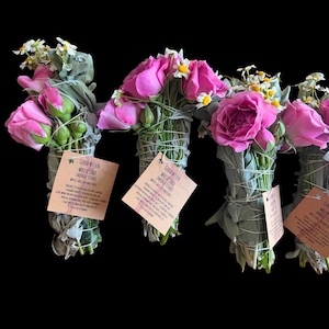 Smudge sticks , sage , white sage , lavender , rose rosemary, sage bundle, negative energy remover ,
