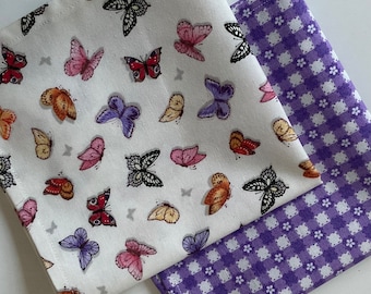 Hankies 100% Cotton x 2