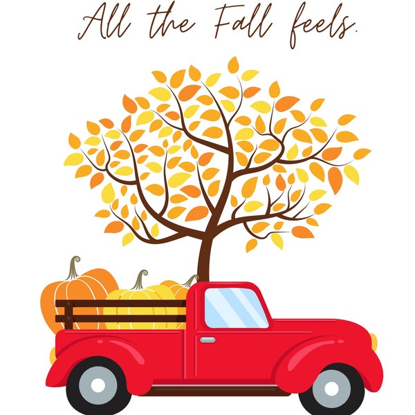 Red Truck Printable Etsy Red Truck Printable Etsy