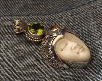 Fine Charms Sterling Silver 25x7mm Female Figure Goddess