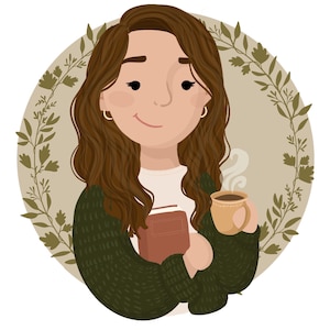 Custom Cute Doodle Cartoon Style Digital Portrait