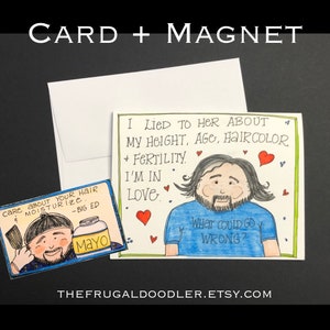 90 Day Fiancé Card et Magnet - envoyez-le à votre fan préféré de 90 jours, et incluez un message personnel.