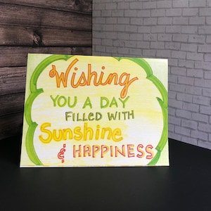 Nur weil alles Gute zum Geburtstag Karte - wir Hand schreiben Sie Ihre Nachricht in und mailen Sie es für Sie. Fügen Sie auch einen unserer Spaßmagnete hinzu