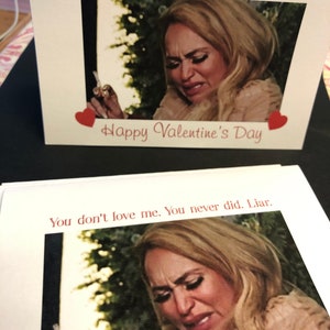 Carte Saint-Valentin/Saint-Valentin de 90 jours, carte amusante avec enveloppe, cartes vierges à l'intérieur, parfaite pour les fans de 90 jours, ajoutez un aimant pour plus de plaisir.