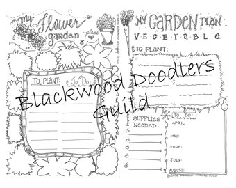 Garden Planning Journal, spring planting, gardening to do- templates -  ready to print, instant download for binder, journal or planning