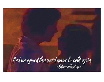 Jane Eyre Quote Fridge Magnet, Charlotte Bronte, Book Lover Gift