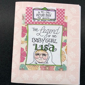 Livro de histórias de 90 dias, A lenda da bebê Gurl Lisa, para fãs sérios de 90 dias, presente de aniversário, presente de dia das mães