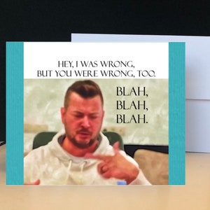 Carte de vœux 90 Day Fiance Charlie, carte vierge à l’intérieur avec enveloppe, cartes vierges à l’intérieur, parfaite pour les fans de 90 jours Elizabeth Andrei