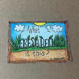 What Fresh Hell is this? - Literary magnet for dorms, office, home. Literature quotes magnets, Sartre, Alcott, Dorothy Parker, Alexander