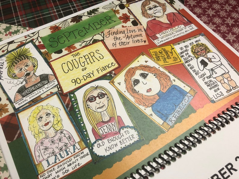 90 Day Fiance Calendar 90 day gift idea full size full | Etsy