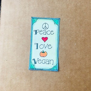 Vegan vegetable magnet, food theme refrigerator Magnets - perfect for locker, teens, office fridges and home for vegetarians and vegans