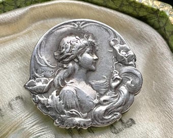 フランスシルバーピンEmile Dropsy純銀