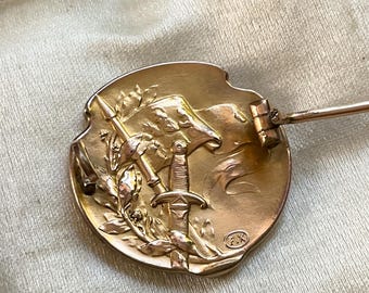 RARE BROCHE ÉPINGLETTE foire de Paris année 60 -70 ? A DATER EUR 6,00